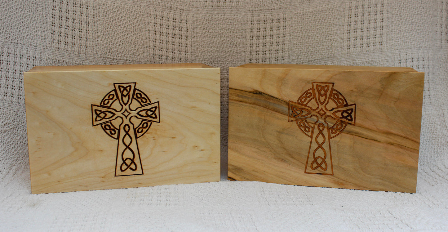 Maple Keepsake Box: Celtic or Custom
