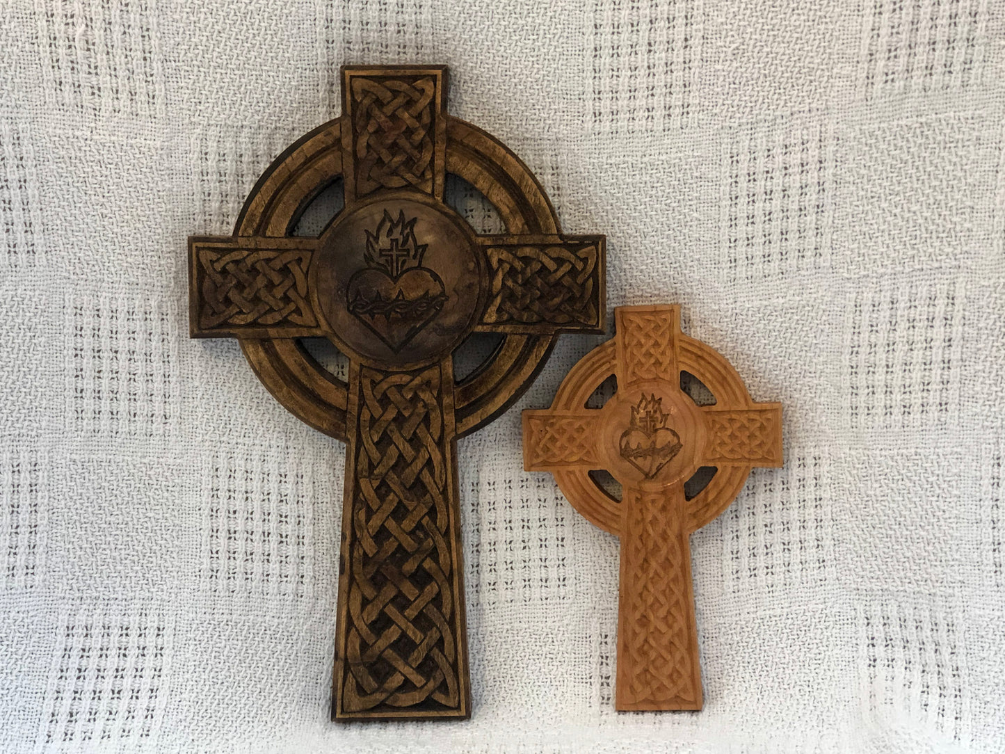 Sacred Heart of Jesus Celtic Crosses