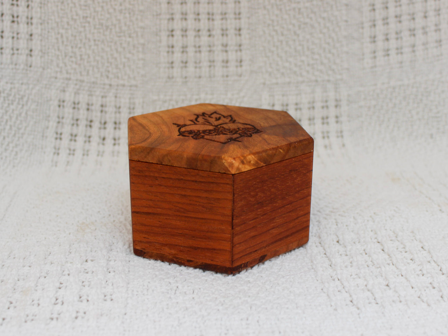 Mary's Heart Rosary Box