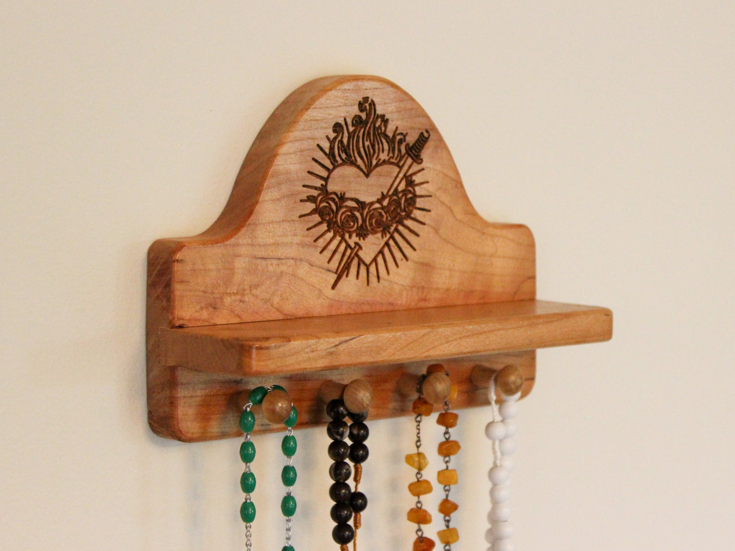 4-Peg Rosary Holder