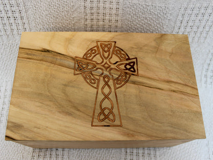 Maple Keepsake Box: Celtic or Custom