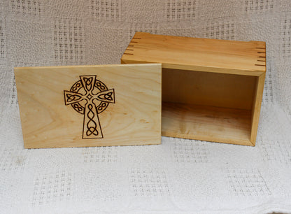 Maple Keepsake Box: Celtic or Custom