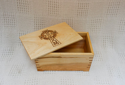 Maple Keepsake Box: Celtic or Custom
