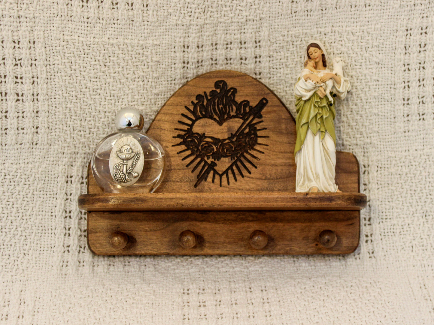 4-Peg Rosary Holder